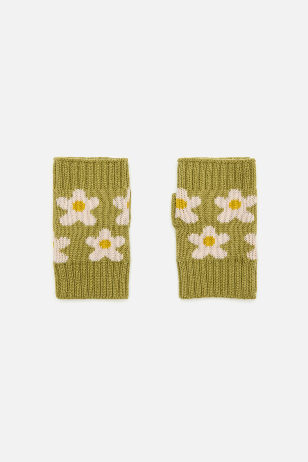 Princess Highway - Daisy Knit Gloves - green