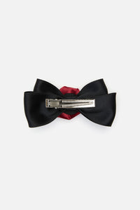 Princess Highway - Rose Bow Slide Hair Clip - black