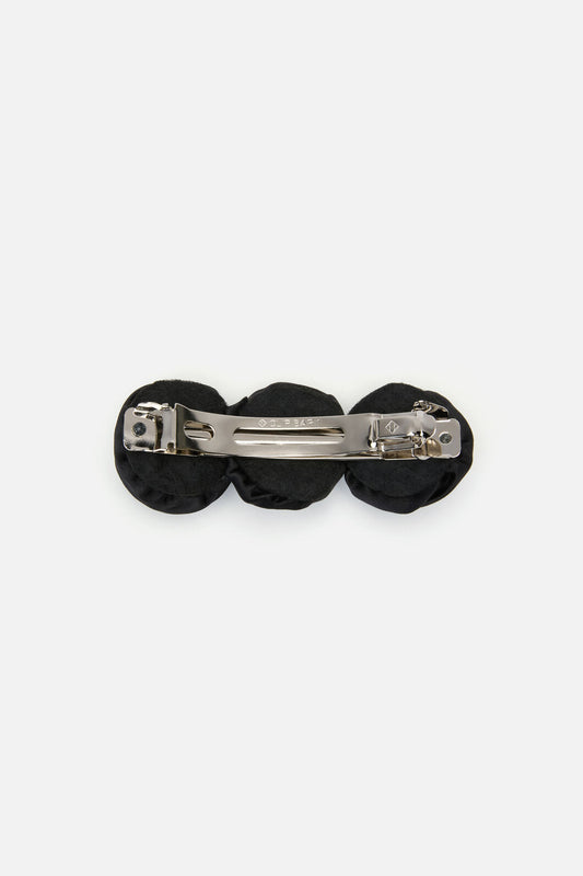 Princess Highway - Black Roses Barrette Hair Clip - black
