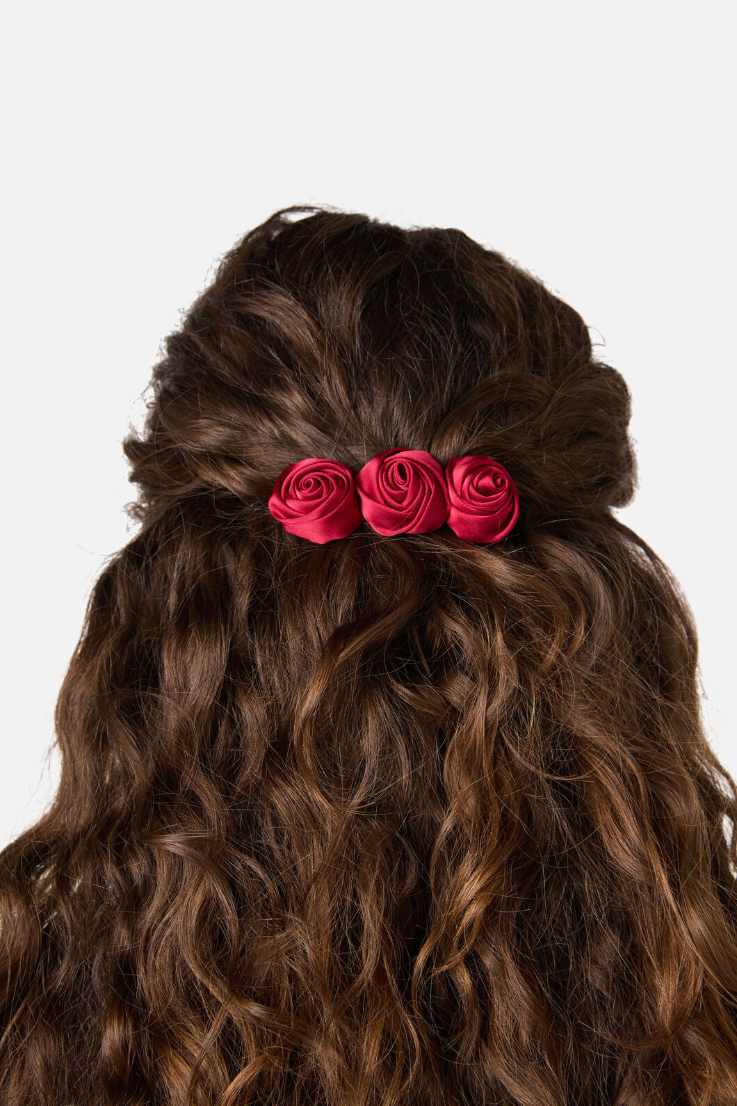 Princess Highway - Red Roses Barrette Hair Clip - red