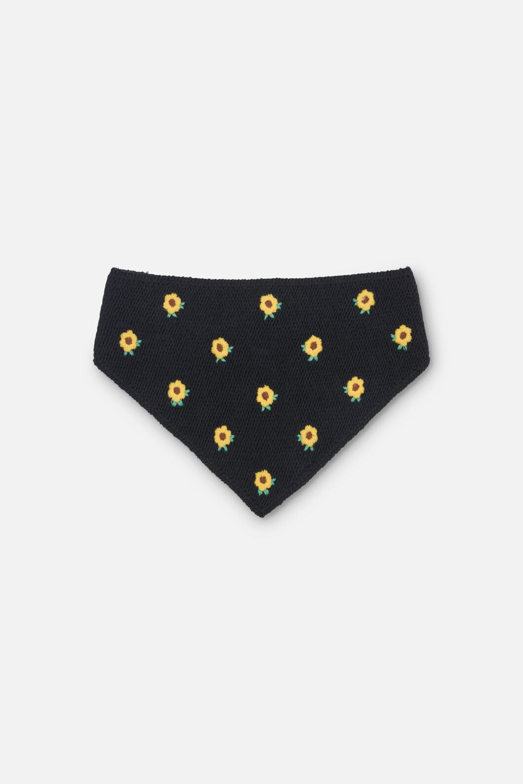 Princess Highway - Sunflower Knit Head Scarf - black