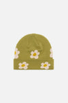 Princess Highway - Daisy Knit Beanie - green