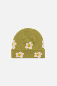 Princess Highway - Daisy Knit Beanie - green