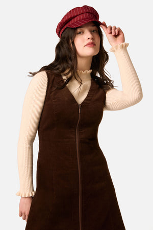 Princess Highway - Pinstripe Peak Cap - burgundy