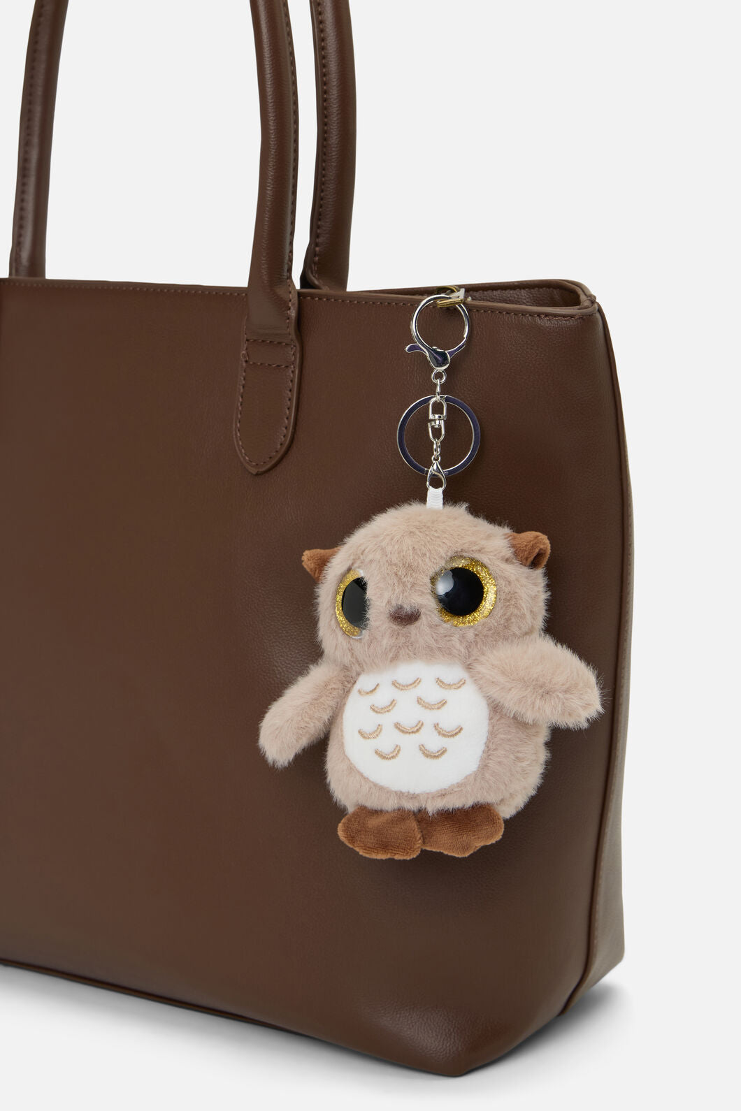 Princess Highway - Owl Bag Charm - tan