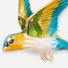 Enamel Bird Brooch