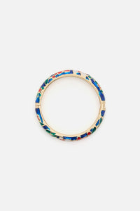 Princess Highway - Blue Floral Bangle - blue