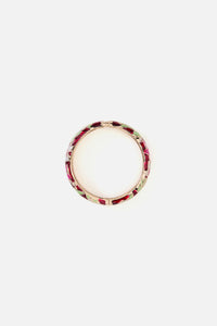 Princess Highway - Plum Floral Bangle - plum