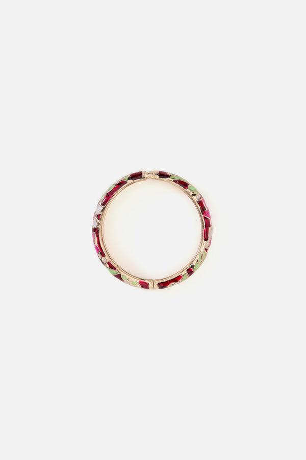Princess Highway - Plum Floral Bangle - plum