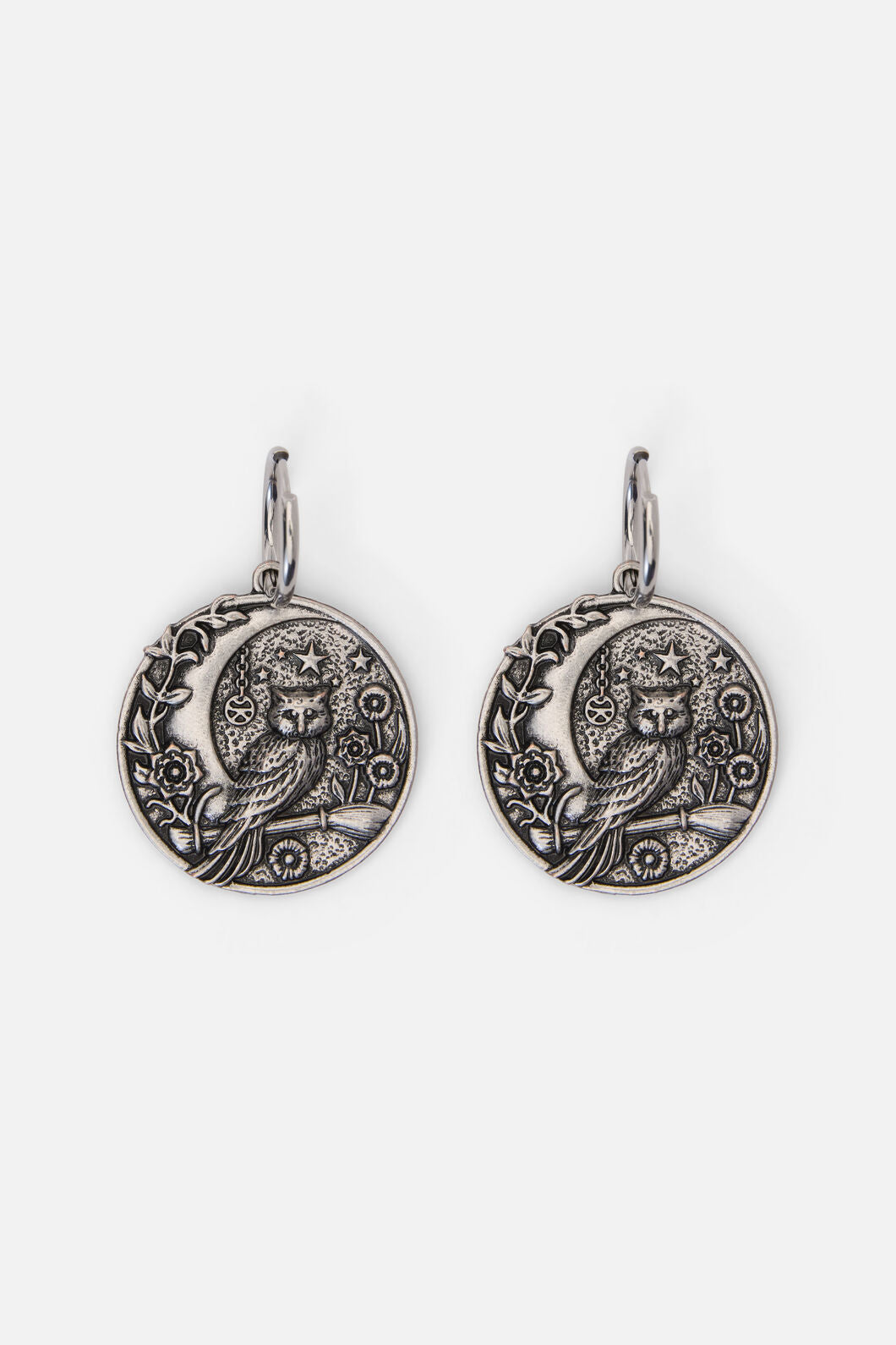 Princess Highway - Night Owl Earrings - silver