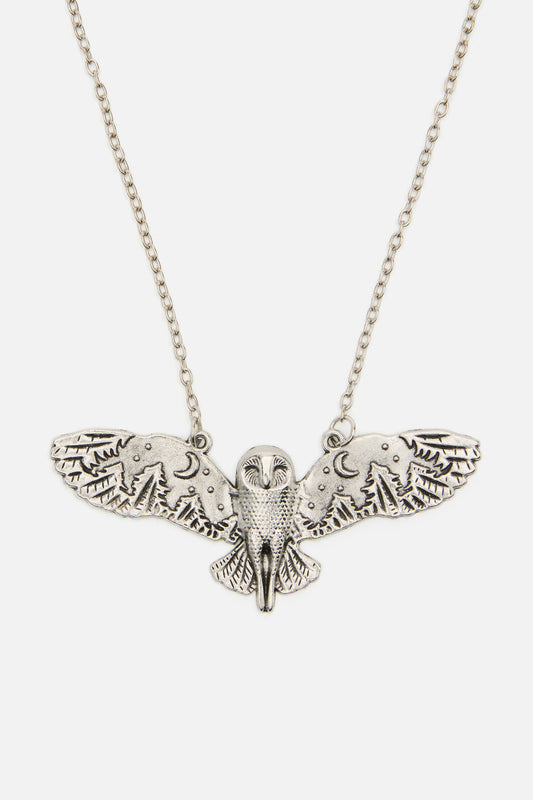 Princess Highway - Night Owl Necklace - silver