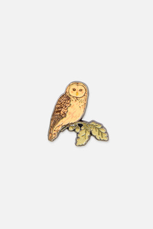 Princess Highway - Owl Pin - dark-cream