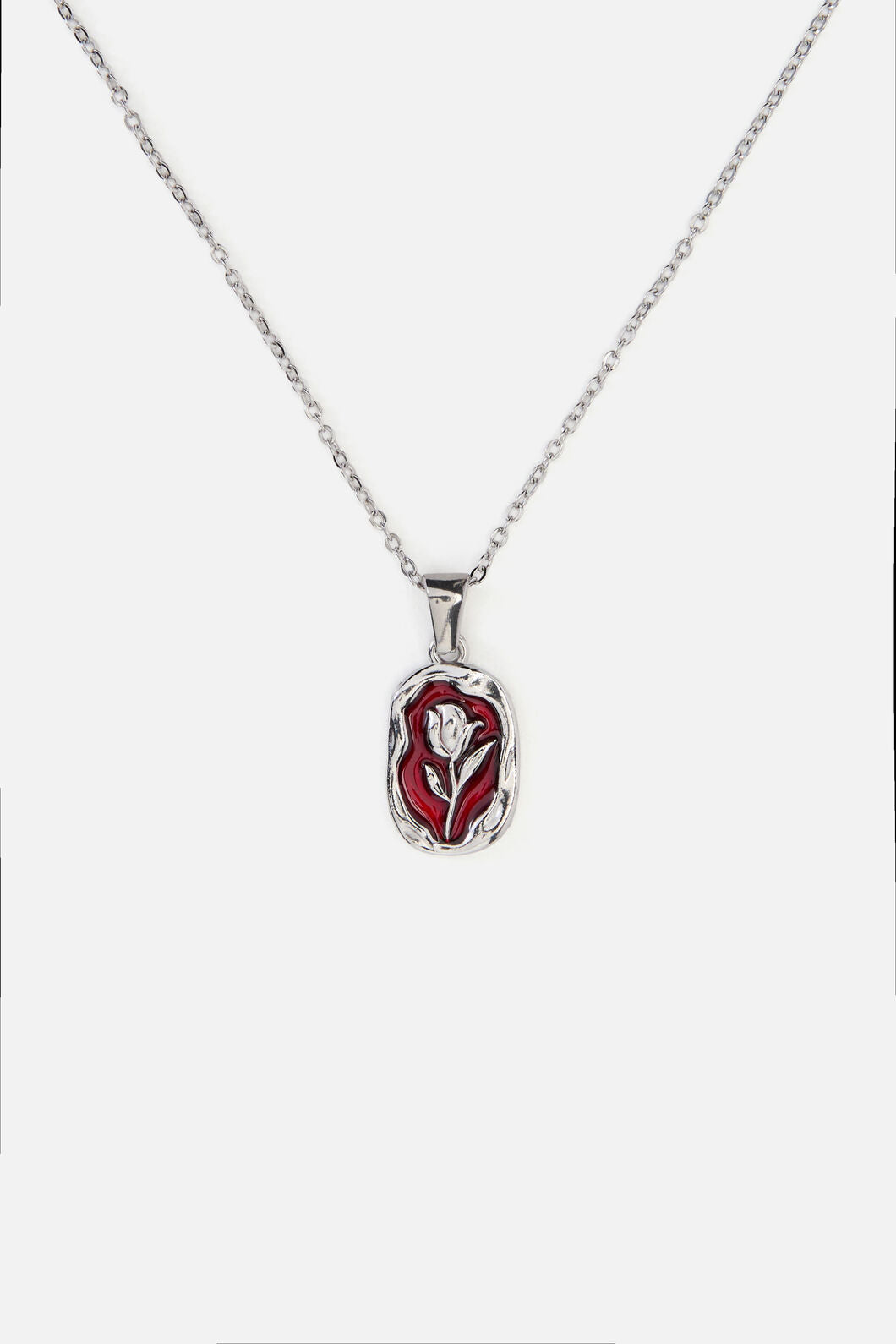 Princess Highway - Rose Necklace - silver