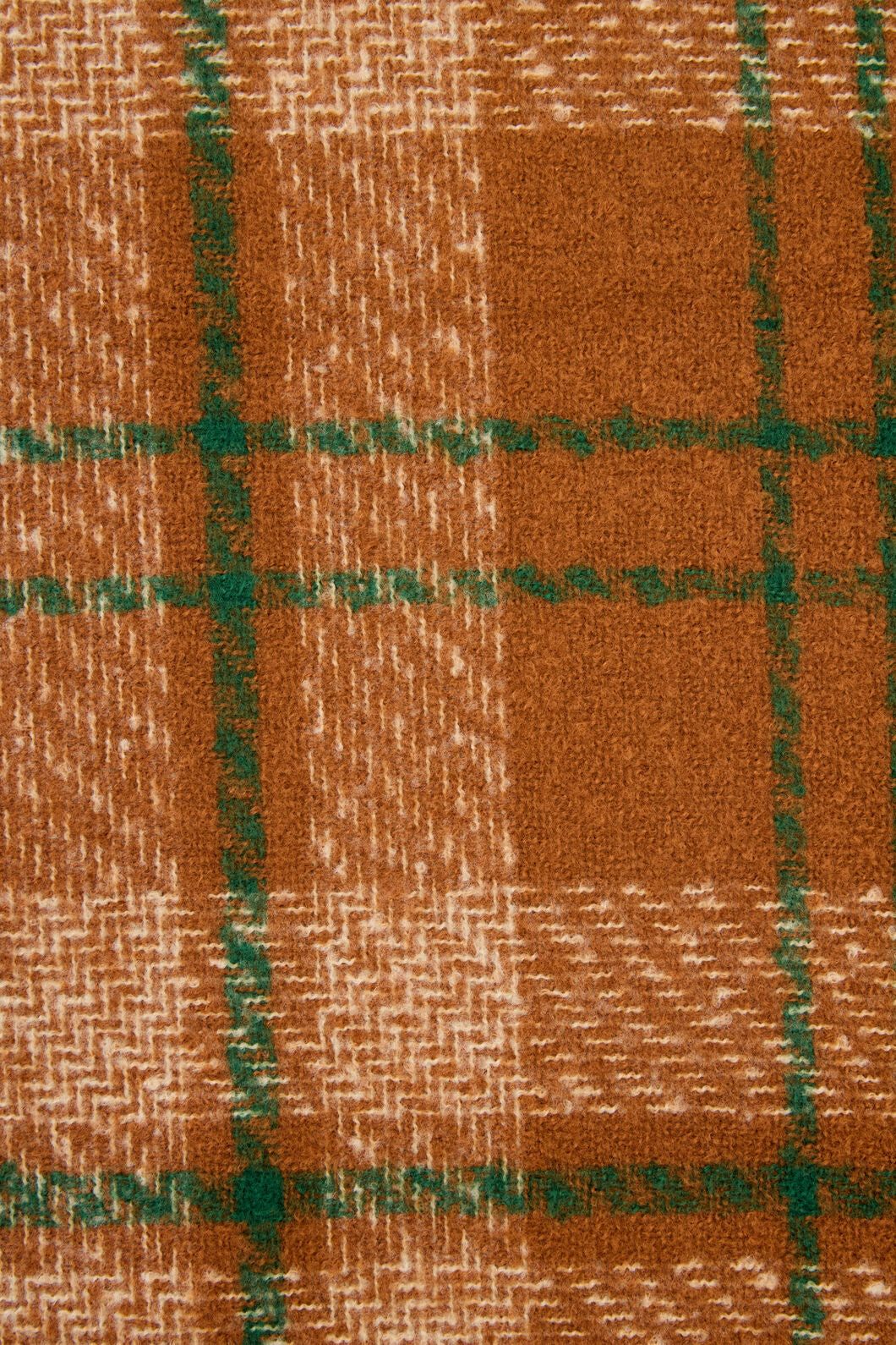 Princess Highway - Tan Check Scarf - tan
