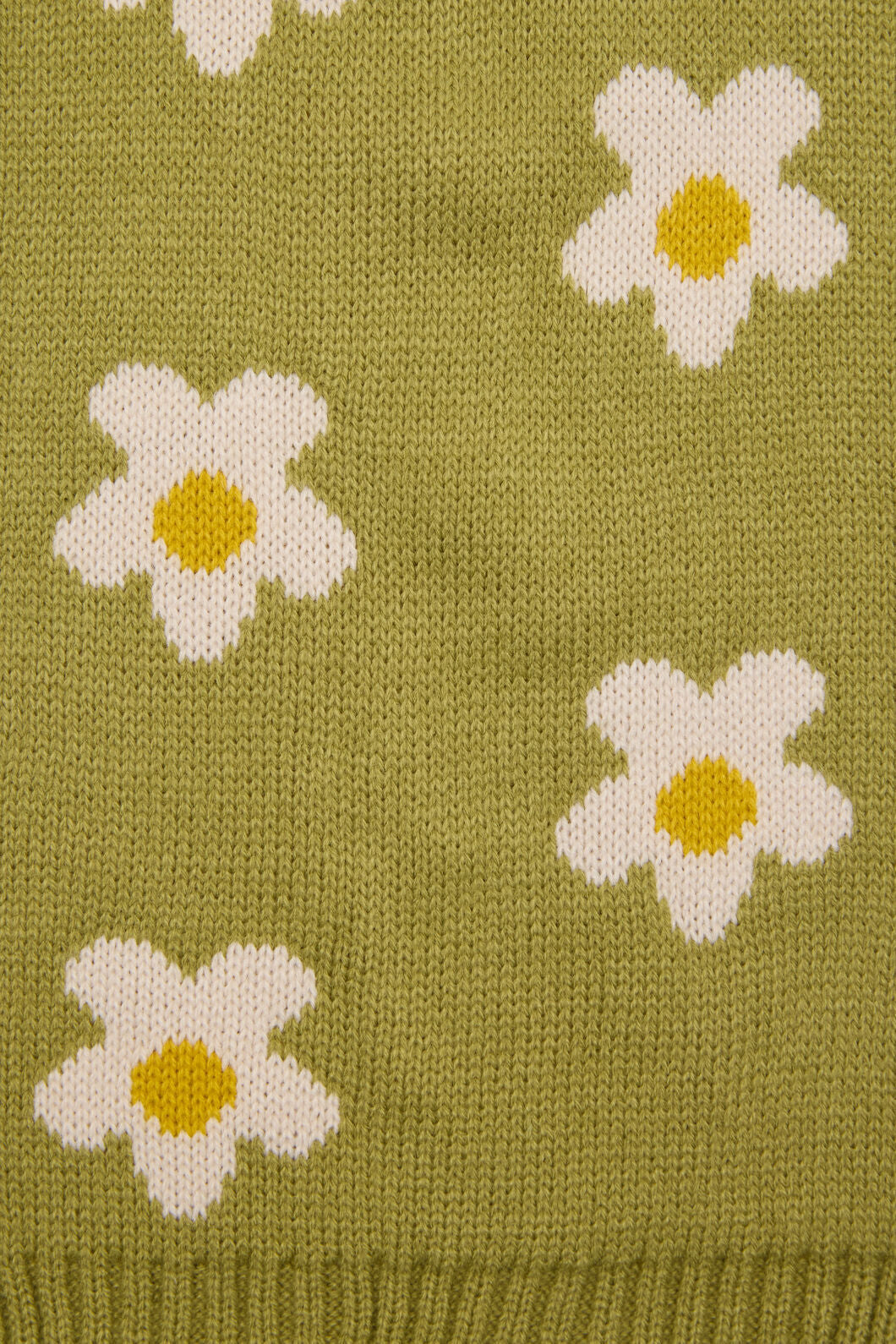 Princess Highway - Daisy Knit Scarf - green