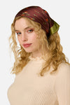 Princess Highway - Chocolate Evie Rosebud Satin Scarf - chocolate