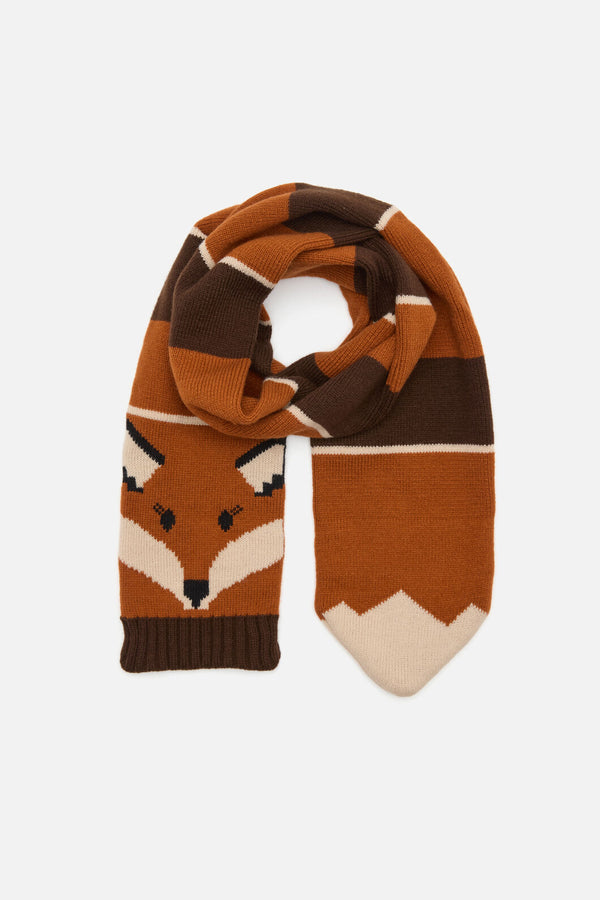 Princess Highway - Fox Knit Scarf - orange