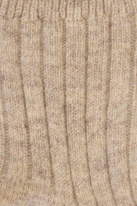 Princess Highway - Cream Warm Wool Rib Socks - cream