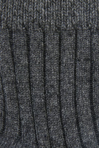 Princess Highway - Grey Warm Wool Rib Socks - grey