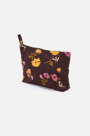 Princess Highway - Winona Flower Pouch - chocolate