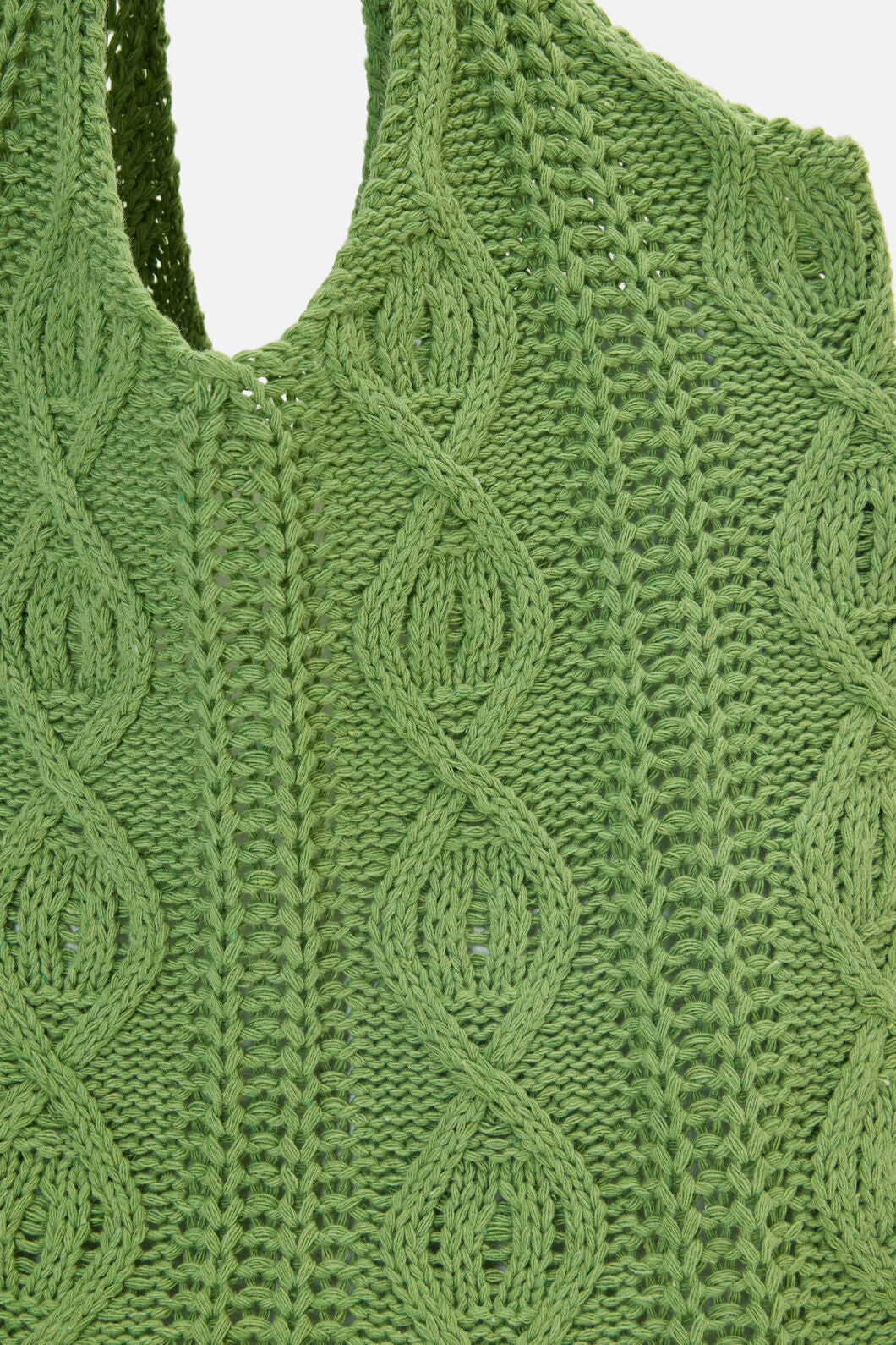 Princess Highway - Cable Knit Bag - green