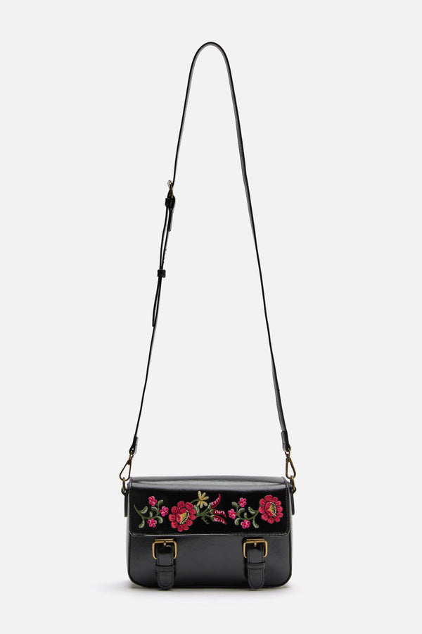 Princess Highway - Joelle Embroidered Satchel - black