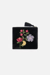 Princess Highway - Joelle Velvet Card Purse - black