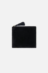 Princess Highway - Joelle Velvet Card Purse - black