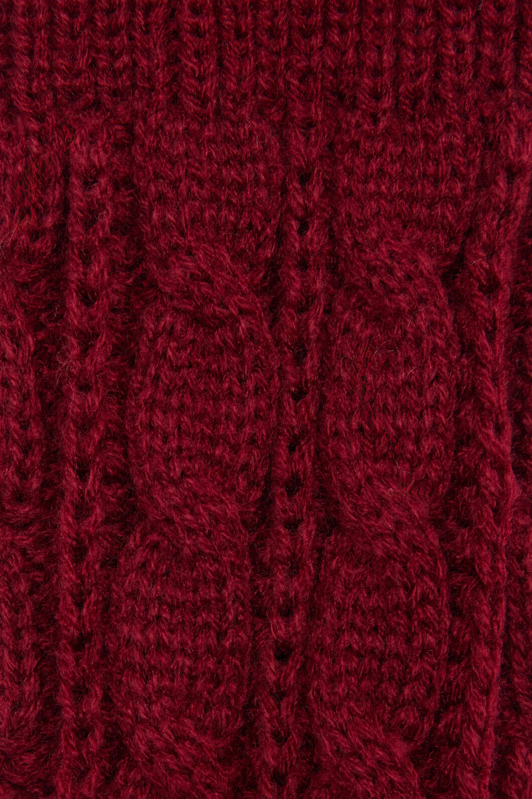 Princess Highway - Dark Red Long Fingerless Gloves - dark-red