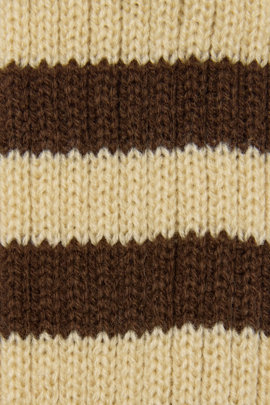 Princess Highway - Long Striped Fingerless Gloves - chocolate