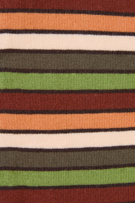 Princess Highway - Long Stripe Sock - chocolate