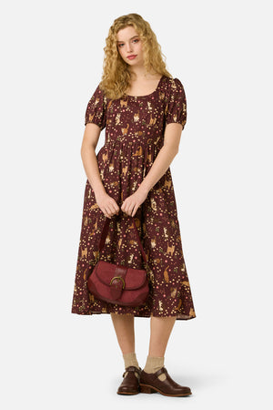 Princess Highway - Plum Faux Suede Buckle Bag - plum