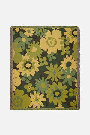Princess Highway - Twiggy Throw - green