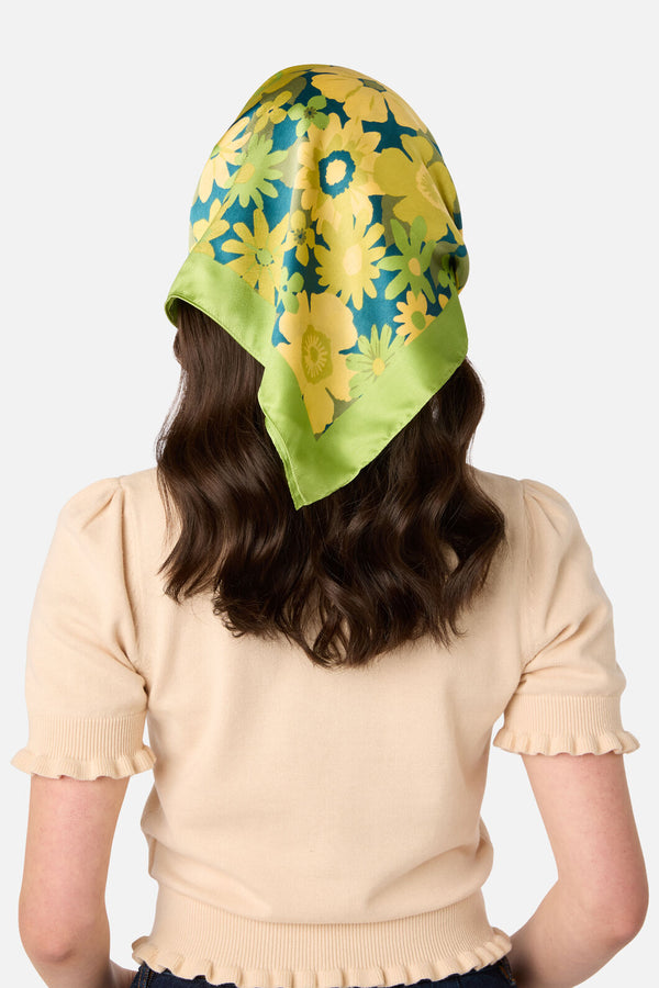 Princess Highway - Twiggy Satin Scarf - green