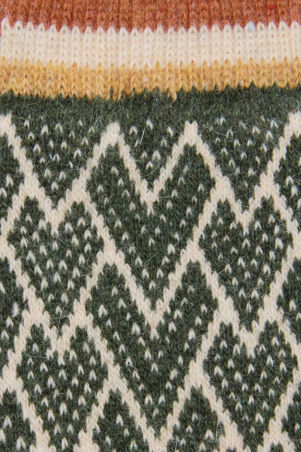 Princess Highway - Snuggle Heart Sock - olive