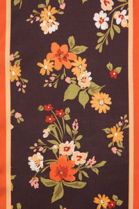 Princess Highway - Posy Narrow Head Scarf - chocolate