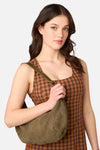 Princess Highway - Olive Boho Faux Suede Bag - olive
