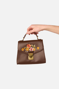 Princess Highway - Posy Embroidered Bag - chocolate
