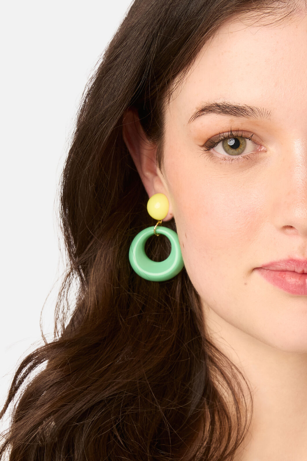 Princess Highway - Green Mimi Retro Earrings - green