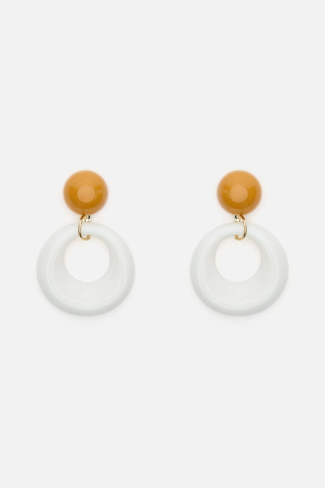 Princess Highway - Cream Mimi Retro Earrings - cream