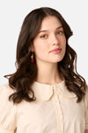 Princess Highway - Raspberry Earrings - red