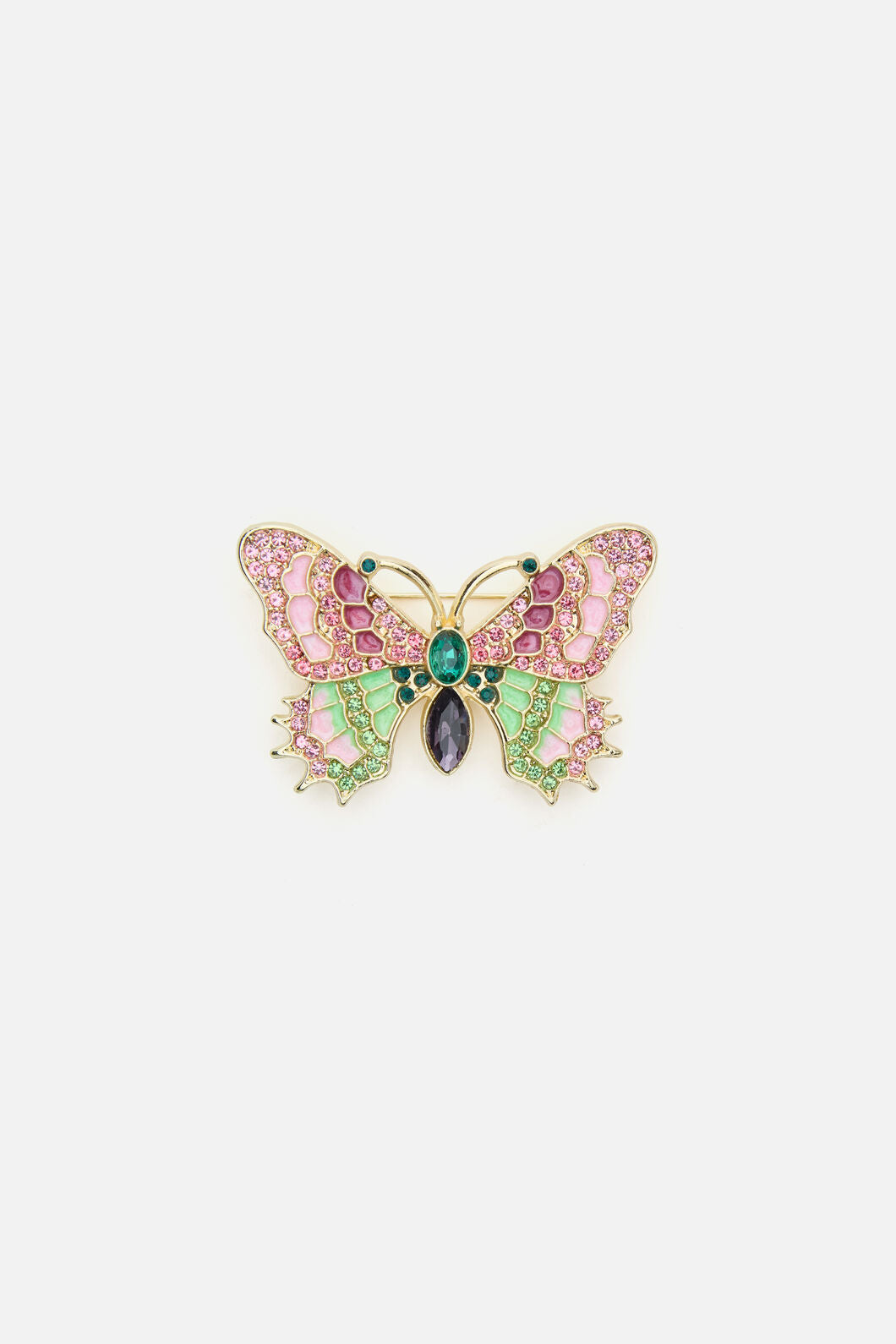 Princess Highway - Beautiful Butterfly Brooch - pink