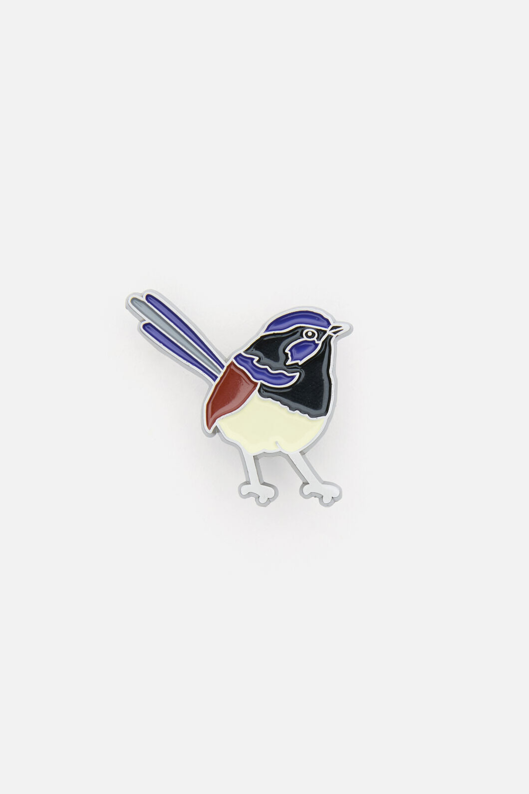 Princess Highway - Fairy Wren Pin - blue