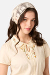 Princess Highway - Cream Lace Small Scarf - cream