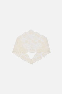 Princess Highway - Cream Lace Small Scarf - cream