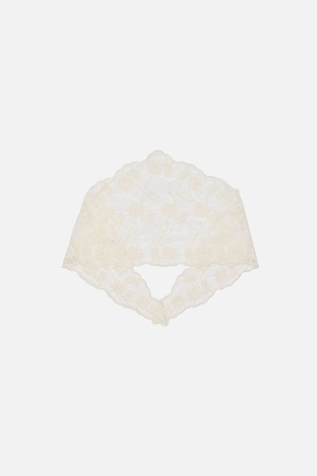 Princess Highway - Cream Lace Small Scarf - cream