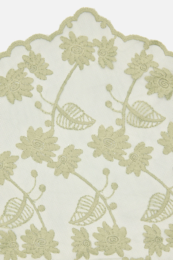 Princess Highway - Olive Lace Small Scarf - olive