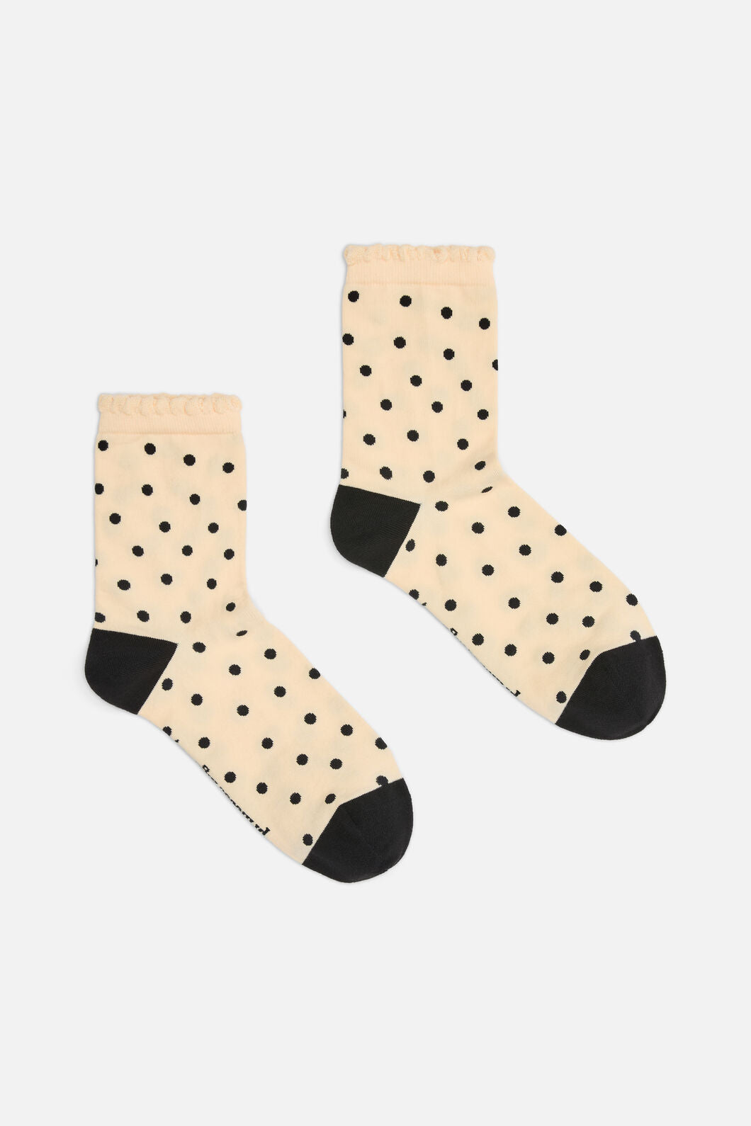 Princess Highway - Cream Kelly Spot Sock - cream