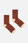 Princess Highway - Rust Kelly Spot Sock - rust