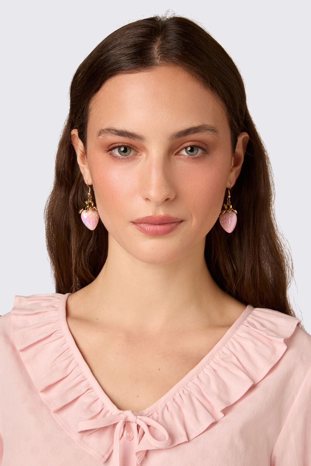 Princess Highway - Pink Strawberry Earrings - pink